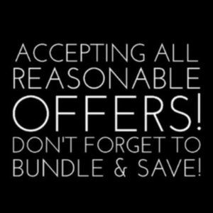 ACCEPTING REASONABLE OFFERS